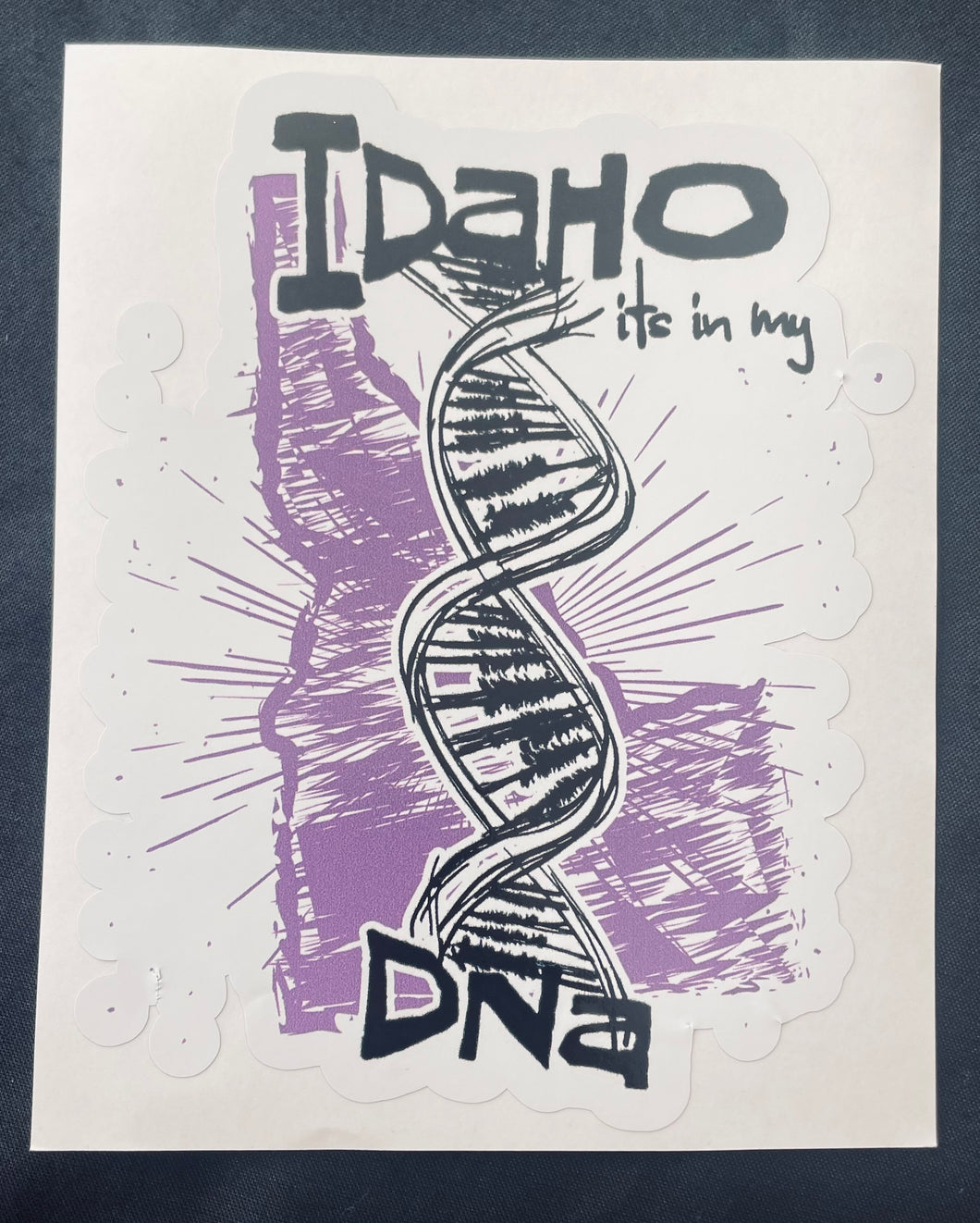 IDAHO DNA DECAL