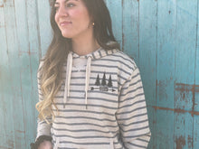 Load image into Gallery viewer, STRIPED ARROW HOODIE
